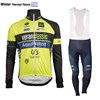 2017  Vermarc WB Veranclassic Aquality Thermal Fleece Cycling Jersey Long Sleeve Ropa Ciclismo Winter and Cycling bib Pants ropa ciclismo thermal ciclismo jersey thermal XS
