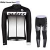 2017 Scott  RC AS Thermal Fleece Cycling Jersey Ropa Ciclismo Winter Long Sleeve and Cycling Pants ropa ciclismo thermal ciclismo jersey thermal