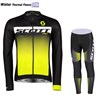 2017 Scott RC AS Thermal Fleece Cycling Jersey Ropa Ciclismo Winter Long Sleeve and Cycling Pants ropa ciclismo thermal ciclismo jersey thermal XS