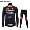 2017 Trek Selle San Marco Thermal Fleece Cycling Jersey Ropa Ciclismo Winter Long Sleeve and Cycling Pants ropa ciclismo thermal ciclismo jersey thermal