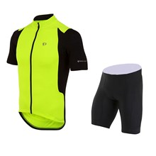 2016 Pearl Izumi Fluo Green Cycling Jersey Long Sleeve and Cycling Pants Cycling Kits XS