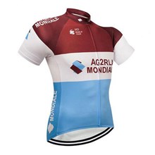 2018 AG2R Lamondiale Cycling Jersey Ropa Ciclismo Short Sleeve Only Cycling Clothing cycle jerseys Ciclismo bicicletas maillot ciclismo XS