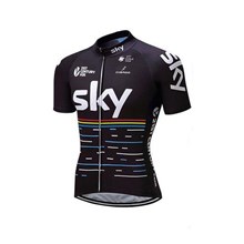 2018 Sky Cycling Jersey Ropa Ciclismo Short Sleeve Only Cycling Clothing cycle jerseys Ciclismo bicicletas maillot ciclismo XS