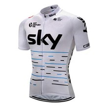 2018 Sky Cycling Jersey Ropa Ciclismo Short Sleeve Only Cycling Clothing cycle jerseys Ciclismo bicicletas maillot ciclismo XS