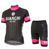 2018 Bianchi NEVOLA WOMEN Cycling Jersey Short Sleeve Maillot Ciclismo and Cycling Shorts Cycling Kits cycle jerseys Ciclismo bicicletas