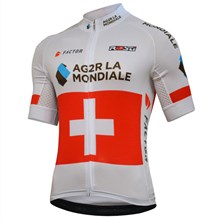 2018 AG2R LA MONDIALE Cycling Jersey Ropa Ciclismo Short Sleeve Only Cycling Clothing cycle jerseys Ciclismo bicicletas maillot ciclismo XS