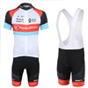 2013 radioshack Cycling Jersey Short Sleeve and Cycling bib Shorts Cycling Kits Strap S