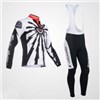 2013 Itd Cycling Jersey Long Sleeve and Cycling bib Pants Cycling Kits Strap S