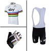 2013 sky  uic  Cycling Jersey+bib Shorts+Gloves S
