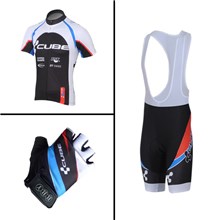 2013 cube  Cycling Jersey+bib Shorts+Gloves
