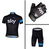 2013 sky  Cycling Jersey+Shorts+Gloves S