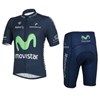 2013 movistar Cycling Jersey Short Sleeve and Cycling Shorts Cycling Kits S