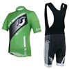 2013  scott  Cycling Jersey Short Sleeve and Cycling bib Shorts Cycling Kits Strap S