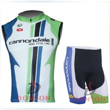 2013 cannondale Cycling Jersey Sleeveles and Cycling Shorts Cycling Kits S