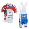 2013 rusvelo Cycling Jersey Short Sleeve and Cycling bib Shorts Cycling Kits Strap S