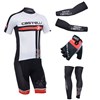 2013 castelli Cycling Jersey+bib Shorts+Arm Sleeves+Gloves+Leg Sleeves