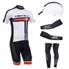 2013 castelli Cycling Jersey+bib Shorts+Cap+Arm Sleeves+Leg Sleeves S