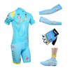 2013 astana Cycling Jersey+bib Shorts+Gloves+Arm Sleeves+Shoe Covers S