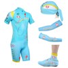 2013 astana Cycling Jersey+bib Shorts+Shoe covers+Cap+Arm Sleeves S