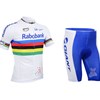 2013 rabobank Cycling Jersey Short Sleeve and Cycling Shorts Cycling Kits S