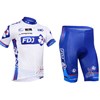 2013 fdj Cycling Jersey Short Sleeve and Cycling Shorts Cycling Kits S