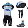 2013 quick-step Cycling Jersey+Shorts+Scarf+Leg sleeves+Shoes covers