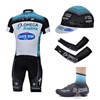 2013 quick-step Cycling Jersey+Shorts+Cap+Arm sleeves+Shoes covers S