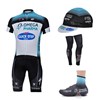 2013 quick-step Cycling Jersey+Shorts+Cap+Leg sleeves+Shoes covers S