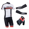 2013 castelli Cycling Jersey+Shorts+Arm sleeves+Gloves S