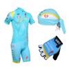 2013 astana Cycling Jersey+Shorts+Scarf+Gloves S