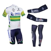 2013 greenedge Cycling Jersey+Shorts+Arm sleeves+Leg sleeves