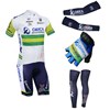 2013 greenedge Cycling Jersey+Shorts+Arm sleeves+Gloves+Leg sleeves S