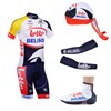2013 lotto Cycling Jersey+Shorts+Scarf+Arm sleeves+Shoe Covers S
