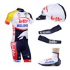 2013 lotto Cycling Jersey+Shorts+Cap+Arm sleeves+Shoe Covers S