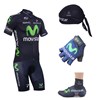 2013 movistar Cycling Jersey+Shorts+Scarf+Gloves+Shoe Covers S