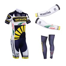 2013 vacansoleil Cycling Jersey+Shorts+Arm sleeves+Leg sleeves
