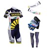 2013 vacansoleil Cycling Jersey+Shorts+Arm sleeves+Gloves+Leg sleeves S