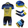 2013 saxo bank Cycling Jersey+Shorts+Scarf+Arm sleeves+Gloves S