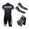 2013 SHANDIAN Cycling Jersey+Shorts+Arm sleeves+Gloves S