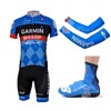 2013 garmin Cycling Jersey+Shorts+Arm sleeves+Shoe Covers S