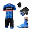 2013 garmin Cycling Jersey+Shorts+Gloves+Shoe Covers S