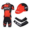2013 bmc Cycling Jersey+Shorts+Cap+Arm sleeves S