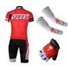 2013 SHANDIAN Cycling Jersey+bib Shorts+Arm sleeves+Gloves S