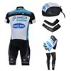 2013 quick step Cycling Jersey+bib Shorts+Scarf+Arm sleeves+Gloves+Leg sleeves S