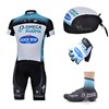 2013 quick step Cycling Jersey+bib Shorts+Scarf+Gloves+Shoes Covers S