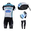 2013 quick step Cycling Jersey+bib Shorts+Scarf+Gloves+Leg sleeves S