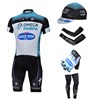 2013 quick step Cycling Jersey+bib Shorts+Cap+Arm sleeves+Gloves+Leg sleeves S