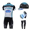 2013 quick step Cycling Jersey+bib Shorts+Cap+Gloves+Leg sleeves S