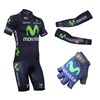 2013 movistar Cycling Jersey+bib Shorts+Gloves+Arm Sleeves S
