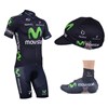 2013 movistar Cycling Jersey+bib Shorts+Cap+Shoe Covers S